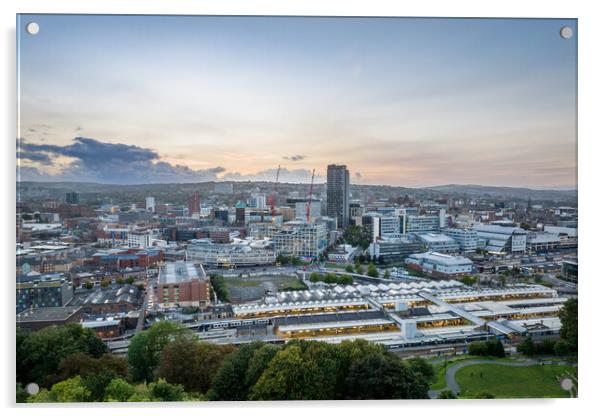 Sheffield Acrylic by Apollo Aerial Photography