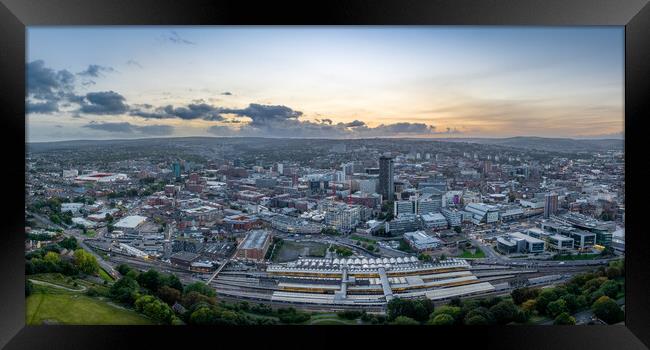 Sheffield Framed Print by Apollo Aerial Photography