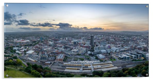 Sheffield Acrylic by Apollo Aerial Photography