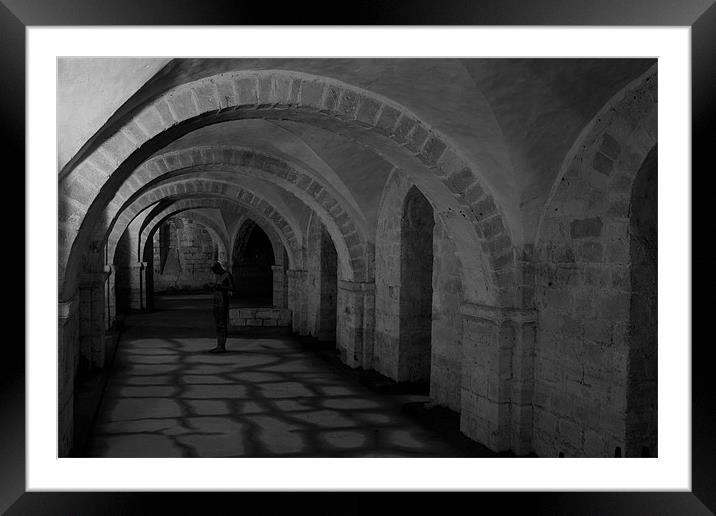 Winchester Cathedral Framed Mounted Print by Karl Thompson