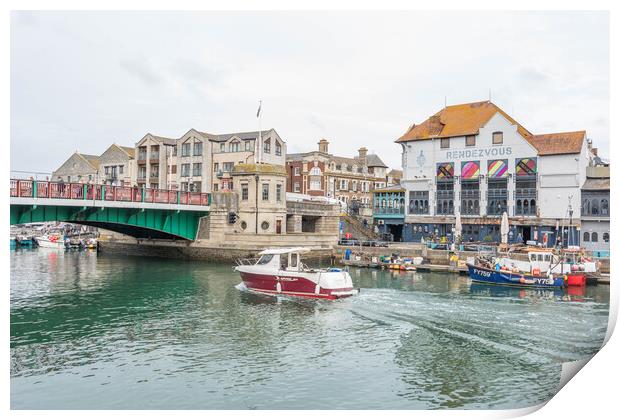 Weymouth Harbour Print by Graham Custance