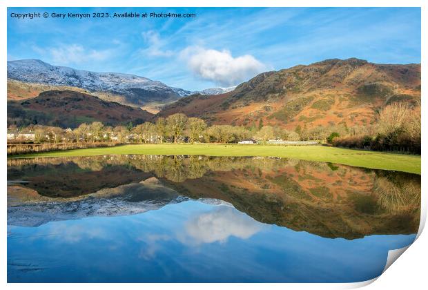 Coniston Reflections  Print by Gary Kenyon