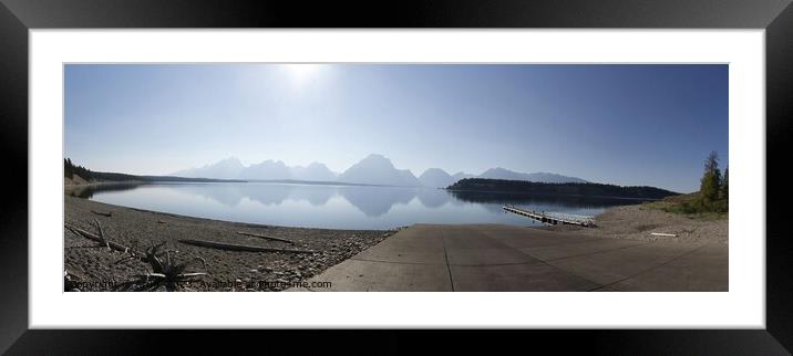 Yellowstone national park in Wyoming USA Framed Mounted Print by Arun 