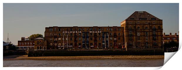 Columbia Wharf Print by Dawn O'Connor