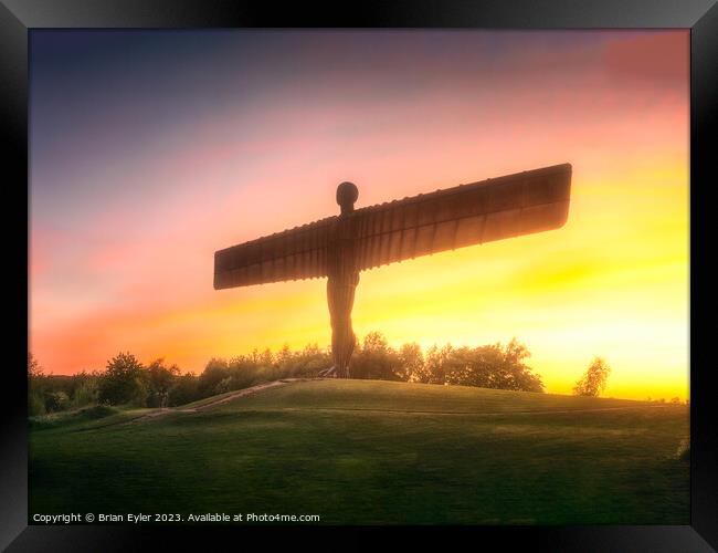 Angel of the North Framed Print by Brian Eyler