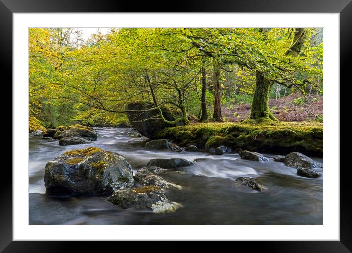 Croe Water, Argyll Framed Mounted Print by Rich Fotografi 