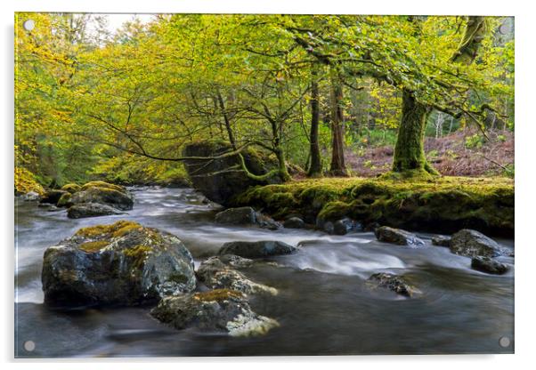 Croe Water, Argyll Acrylic by Rich Fotografi 