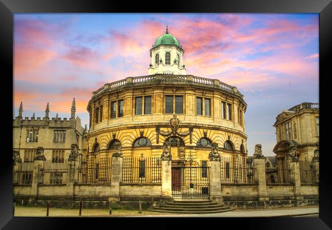Oxford Sheldonian Theatre Framed Print by Alison Chambers