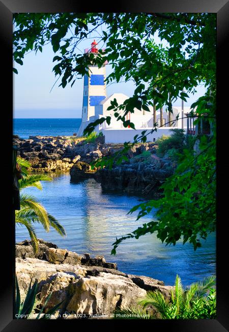 Picturesque  Santa Marta Lighthouse Framed Print by Steven Dale