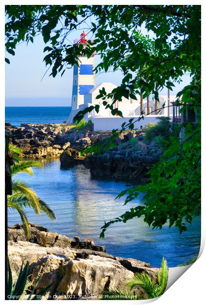 Picturesque  Santa Marta Lighthouse Print by Steven Dale