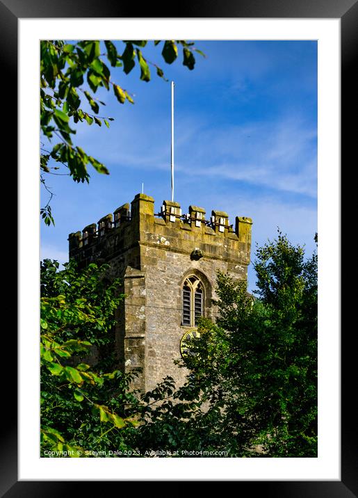 St James Church Clapham North Yorkshire Framed Mounted Print by Steven Dale