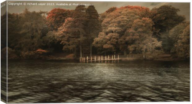 Autumns glow Canvas Print by richard sayer