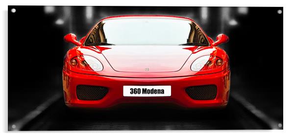 Ferrari 360 Modena Acrylic by Celtic Origins
