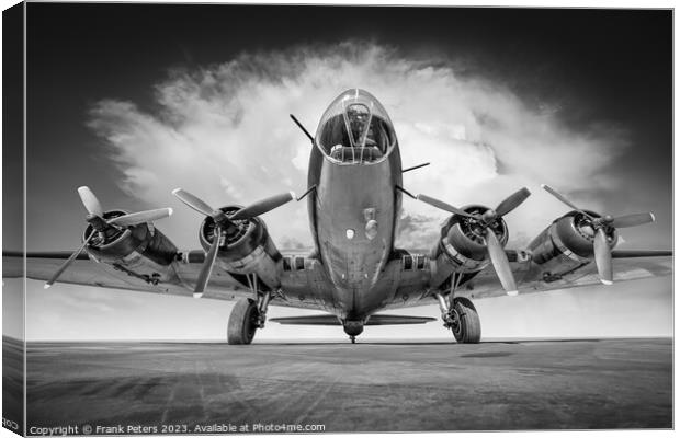 the flying fortress Canvas Print by Frank Peters