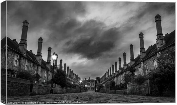 Vicars Close Canvas Print by Stephen Taylor