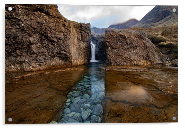 Fairy pools on the Isle of Skye Acrylic by Kevin Winter