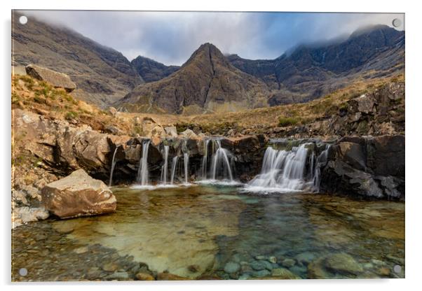Fairy pools on the Isle of Skye Acrylic by Kevin Winter