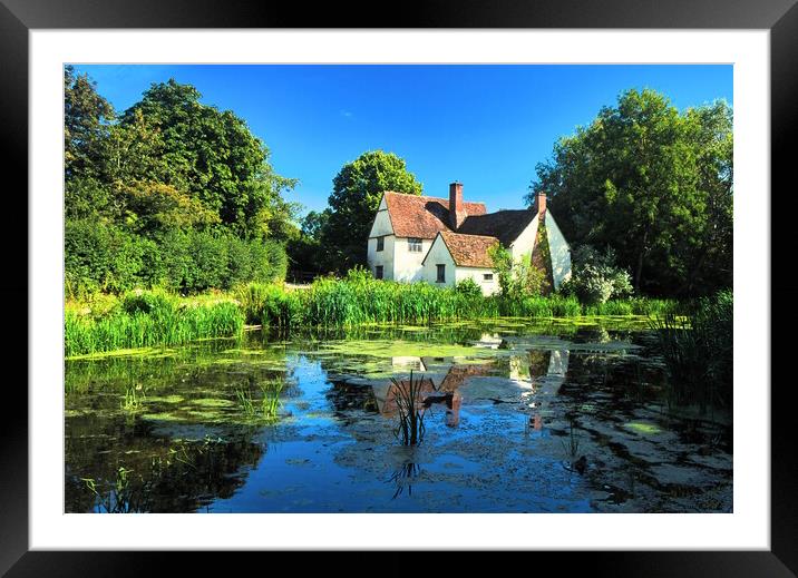 Flatford Mill 1 Framed Mounted Print by Helkoryo Photography