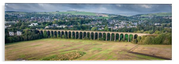 Penistone Viaduct Panorama Acrylic by Apollo Aerial Photography
