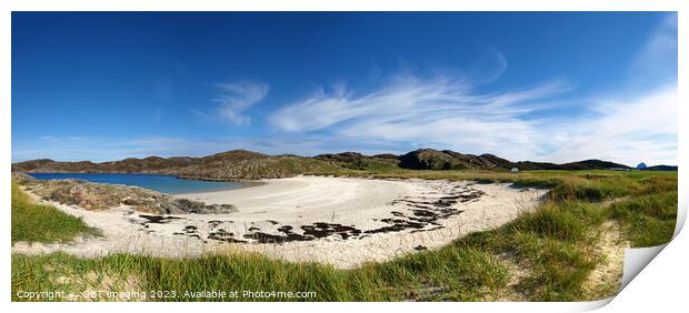 Achmelvich Beach Assynt West Highland Scotland   Print by OBT imaging