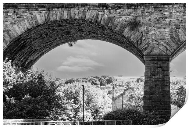 Todmorden Viaduct Print by Glen Allen
