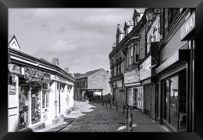 Water Street - Todmorden, West Yorkshire Framed Print by Glen Allen