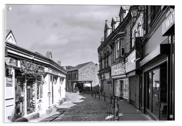 Water Street - Todmorden, West Yorkshire Acrylic by Glen Allen