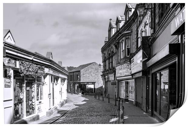 Water Street - Todmorden, West Yorkshire Print by Glen Allen