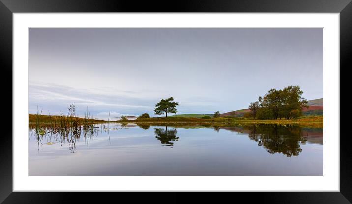Kelly Hall Tarn Lake District National Park Framed Mounted Print by Phil Durkin DPAGB BPE4