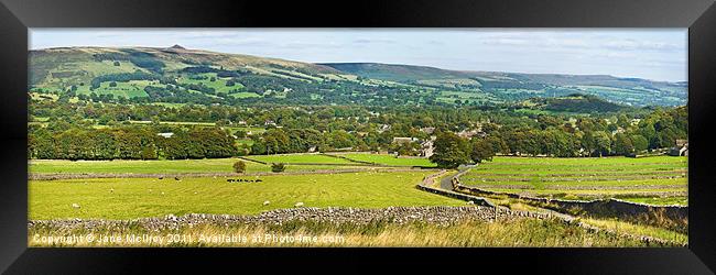 Hope Valley, Derbyshire, England Framed Print by Jane McIlroy