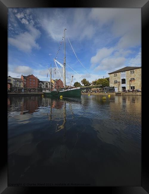 Exeter quay Framed Print by Charles Powell