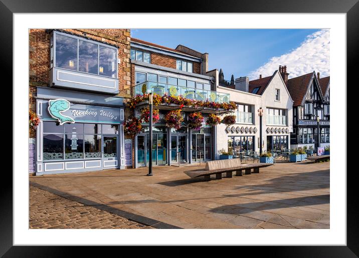 Scarborough Seafront: Winking Willy's Framed Mounted Print by Tim Hill