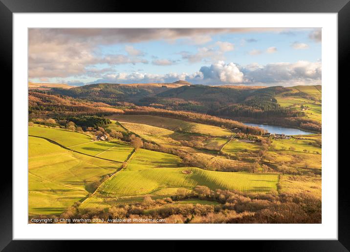 Teggs nose view - Macclesfield Framed Mounted Print by Chris Warham