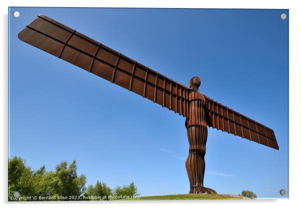 Angel of The North Acrylic by Bernard Rose Photography