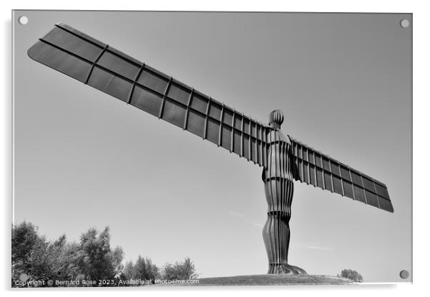 Angel of The North Acrylic by Bernard Rose Photography