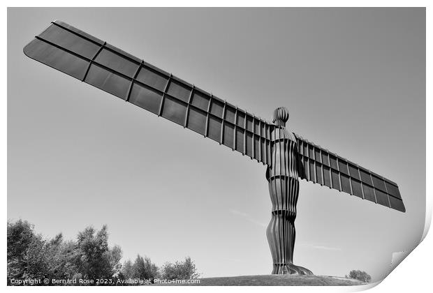 Angel of The North Print by Bernard Rose Photography