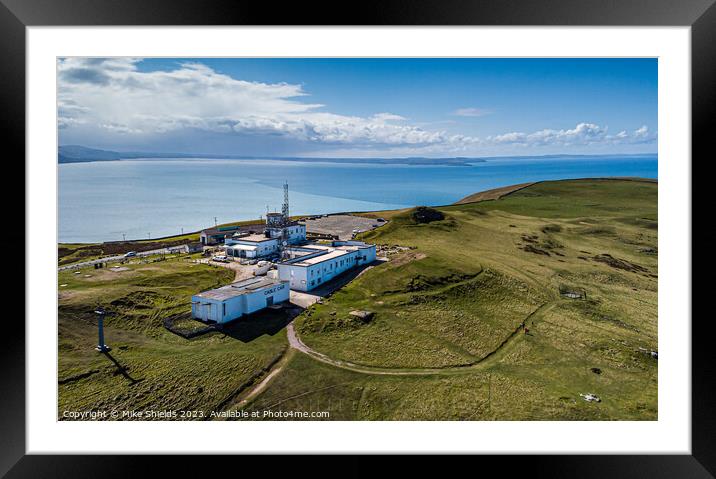 Great Orme Summit Complex Framed Mounted Print by Mike Shields