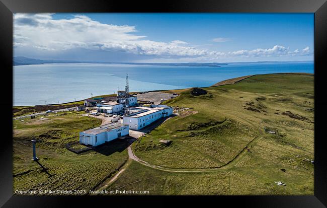Great Orme Summit Complex Framed Print by Mike Shields