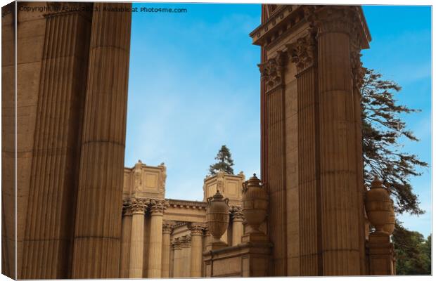 Palace of Fine Arts in San Francisco California Canvas Print by Arun 