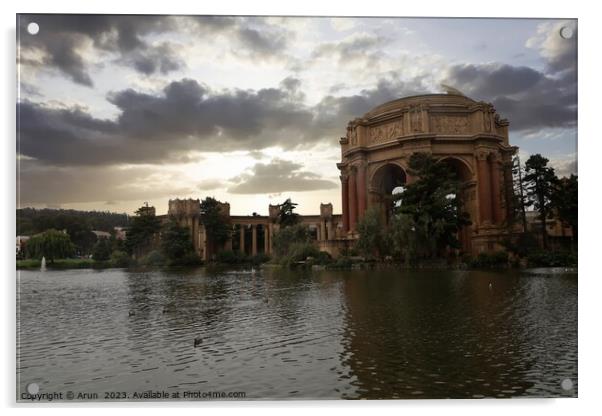 Palace of Fine Arts in San Francisco California Acrylic by Arun 