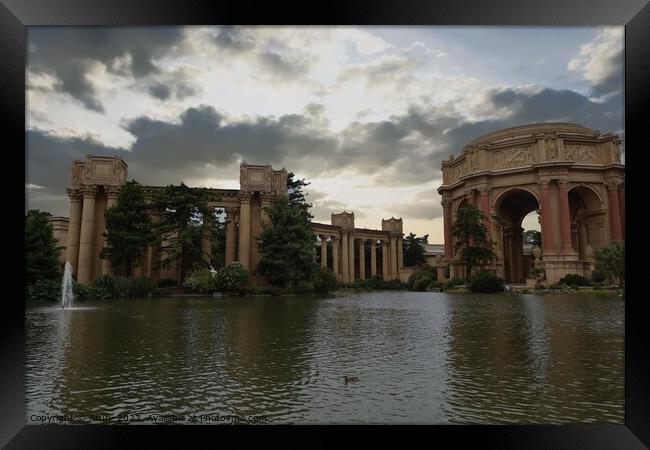 Palace of Fine Arts in San Francisco California Framed Print by Arun 