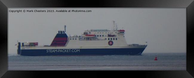 Isle of Man ferry Framed Print by Mark Chesters