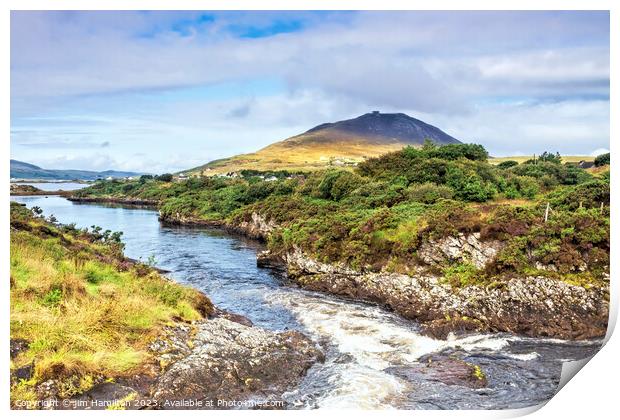 Connemara National Park, County Galway, Ireland. Print by jim Hamilton