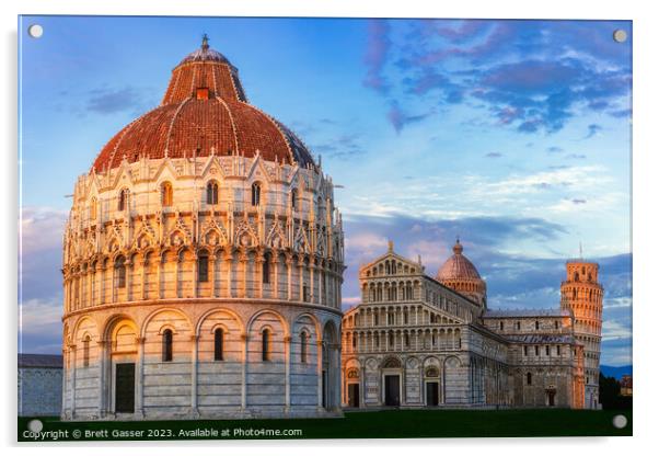 Piazza del Duomo Acrylic by Brett Gasser