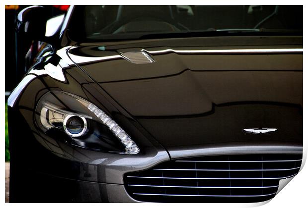 Aston Martin Sports Motor Car Print by Andy Evans Photos