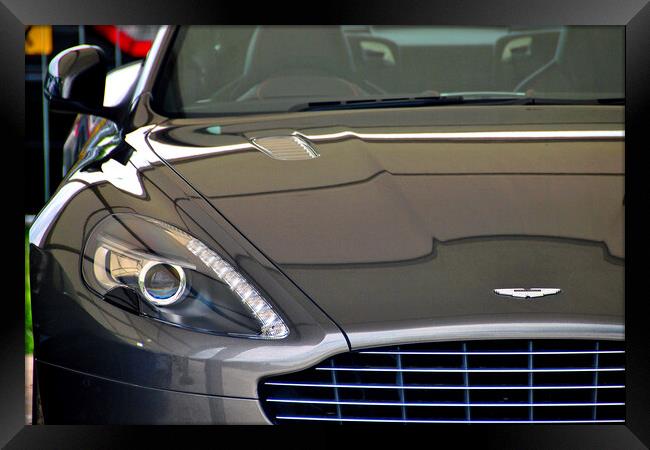 Aston Martin Sports Motor Car Framed Print by Andy Evans Photos