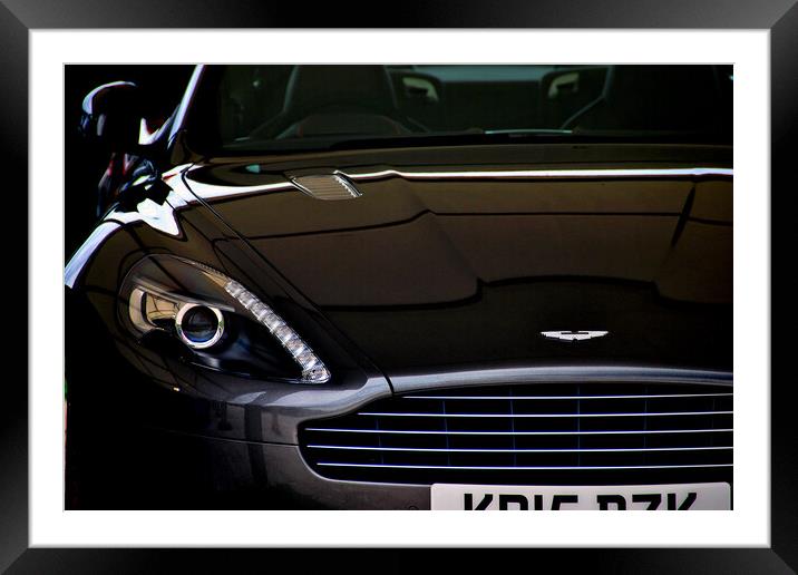 Aston Martin Sports Motor Car Framed Mounted Print by Andy Evans Photos