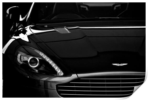 Aston Martin Sports Motor Car Print by Andy Evans Photos
