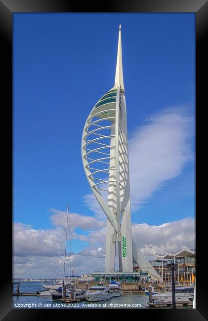 Spinnaker Tower Framed Print by Ian Stone