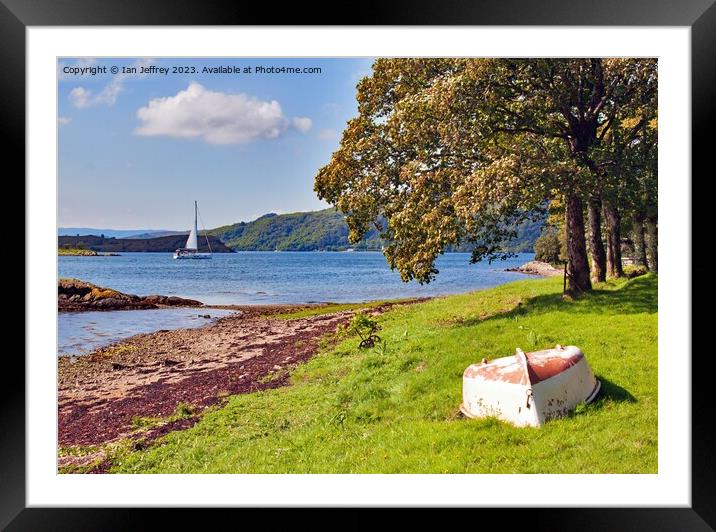 Sailing By  Framed Mounted Print by Ian Jeffrey